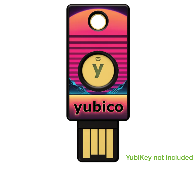 YubiStyle matrica (Cyber Sunrise)